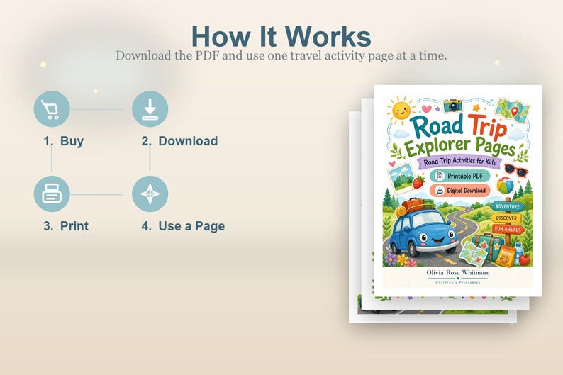Road Trip Explorer Pages | Road Trip Activities for Kids | Printable PDF | Digital Download image 8