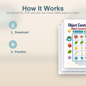 Object Constancy Studio | Object Constancy Worksheets | Printable PDF | Digital Download image 8