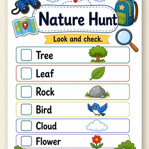 Campfire Hunt Pages | Camping Scavenger Hunt | Printable PDF | Digital Download image 9