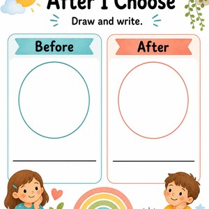 Calm Choice Board | Calm Down Choice Board | Printable PDF | Digital Download image 7