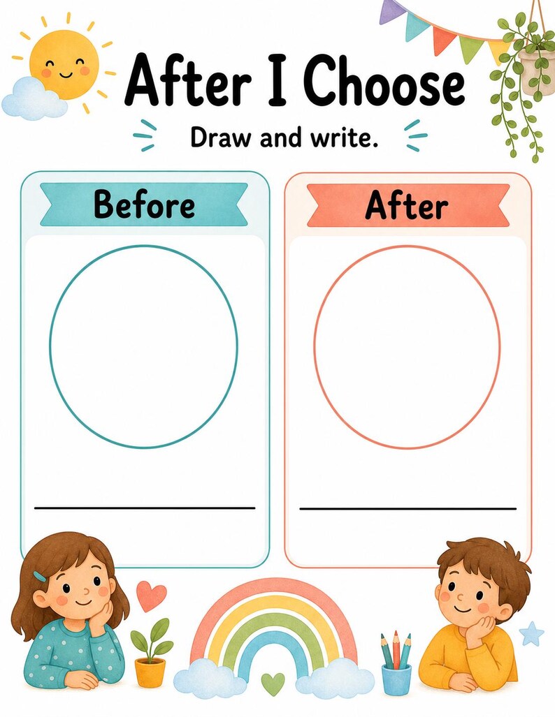 Calm Choice Board | Calm Down Choice Board | Printable PDF | Digital Download image 7