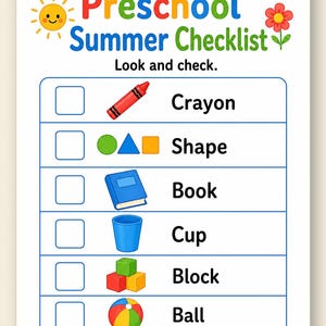 Vorschule Sommer Spaß Seiten | Sommer-Aktivitäten für Kinder im Vorschulalter | Druckbare PDF | Digitaler Download Bild 9