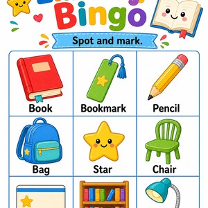Library Day Activity Pages | Library Activities for Kids | Printable PDF | Digital Download image 3