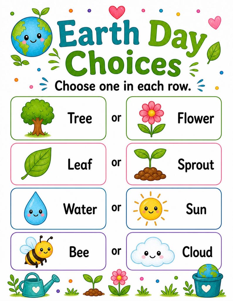 Earth Day Helper Activity Pages | Earth Day Activity Sheets | Printable PDF | Digital Download image 6
