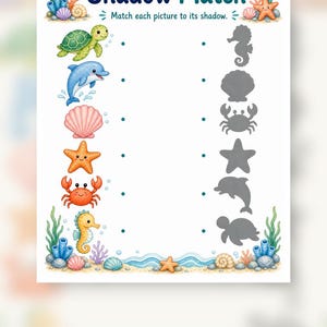 Pearl Match Cove | Folhas de Atividades de Correspondência | PDF para Imprimir | Download Digital imagem 9