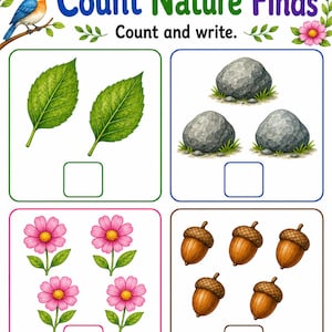 Paseo por la naturaleza / Búsqueda del tesoro en la naturaleza para niños / PDF imprimible / Descarga digital imagen 5