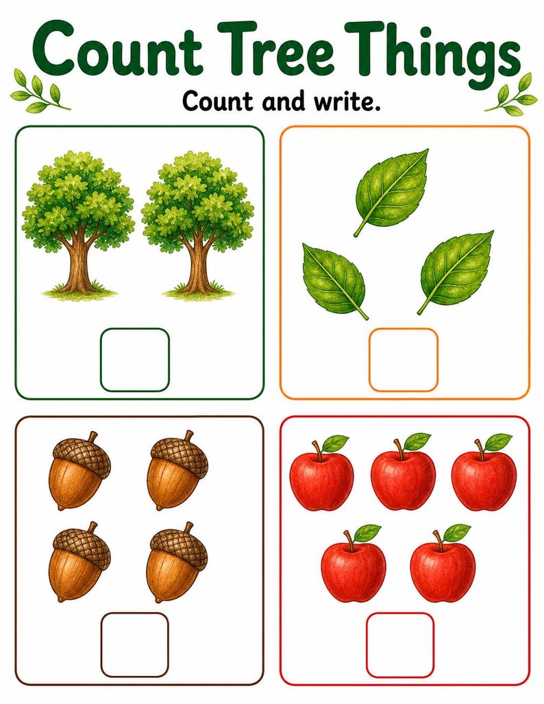 Explorateur de parties d'arbre | Feuille de travail Parties d'un arbre | PDF imprimable | Téléchargement numérique image 5