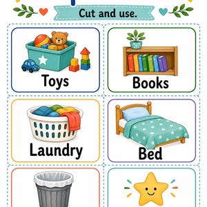 Bedroom Tidy Steps | Clean Up Checklist | Printable PDF | Digital Download image 4