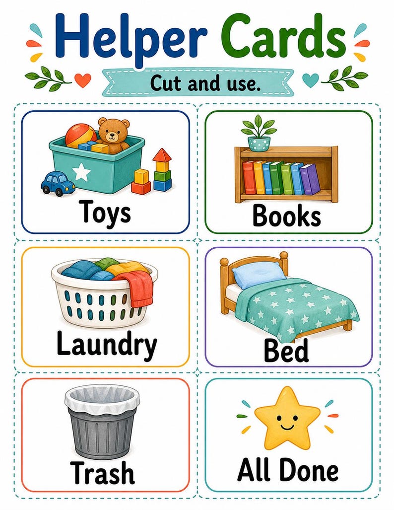 Bedroom Tidy Steps | Clean Up Checklist | Printable PDF | Digital Download image 4