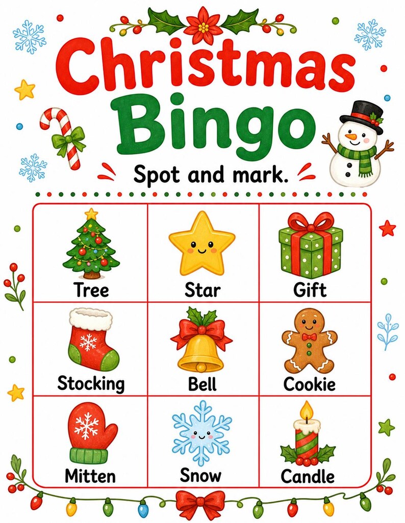 Cozy Christmas Activity Pages | Christmas Activity Sheets | Printable PDF | Digital Download image 3