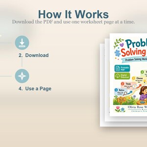 Problem Solving Steps | Problem Solving Worksheets for Kids | Printable PDF | Digital Download image 8