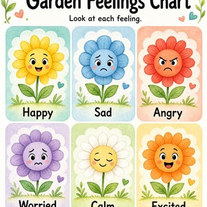 Giardino del Controllo delle Emozioni / Controllo delle Emozioni / PDF stampabile / Download digitale immagine 3