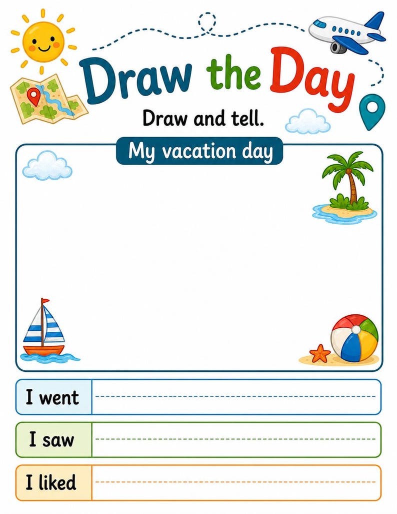 Vacation Explorer Pages | Vacation Activity Pages | Printable PDF | Digital Download image 7