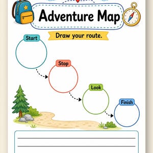 Adventure Journal Pages | Adventure Journal for Kids | Printable PDF | Digital Download image 9