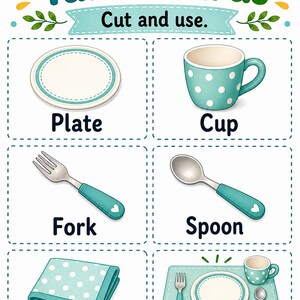 Table Helper Tray | Table Setting Chart | Printable PDF | Digital Download image 4