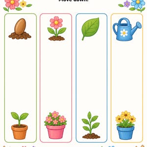 Writing Readiness Garden | Writing Readiness Worksheets | Printable PDF | Digital Download image 5
