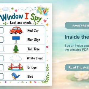 Road Trip Explorer Pages | Road Trip Activities for Kids | Printable PDF | Digital Download image 10
