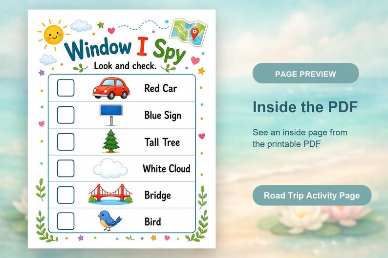 Road Trip Explorer Pages | Road Trip Activities for Kids | Printable PDF | Digital Download image 10
