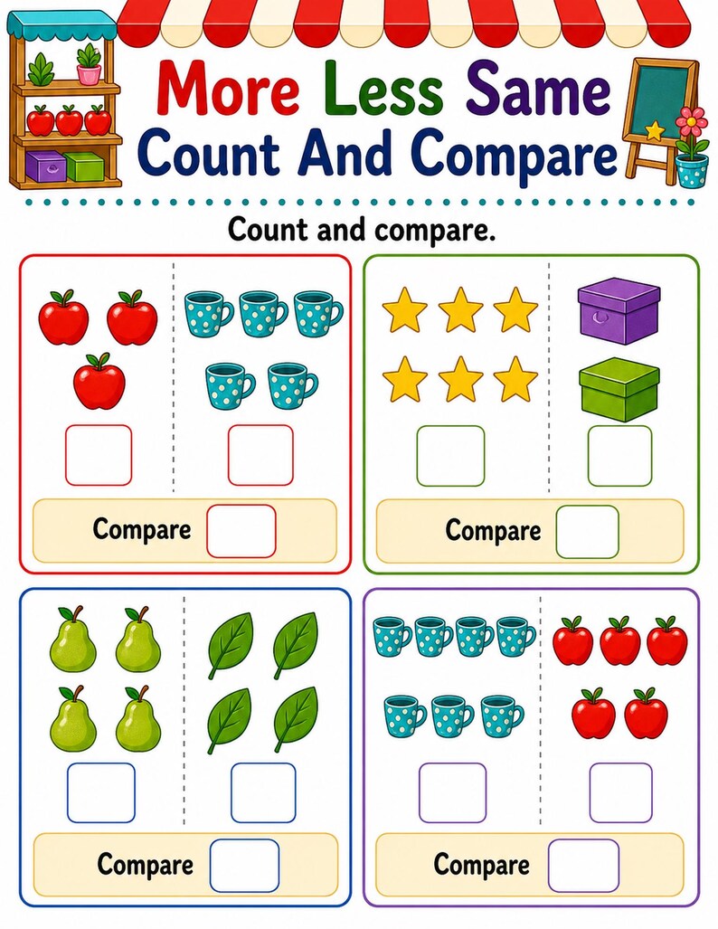 Plus Moins Même boutique | Plus Moins Mêmes feuilles de calcul | PDF imprimable | Téléchargement numérique image 6