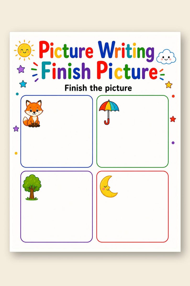Picture Writing Workshop | Picture Writing Prompts | Printable PDF | Digital Download image 9