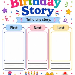 Geburtstagsparty-Tätigkeitsseiten | Geburtstag Aktivität Blätter | Druckbare PDF | Digitaler Download Bild 7