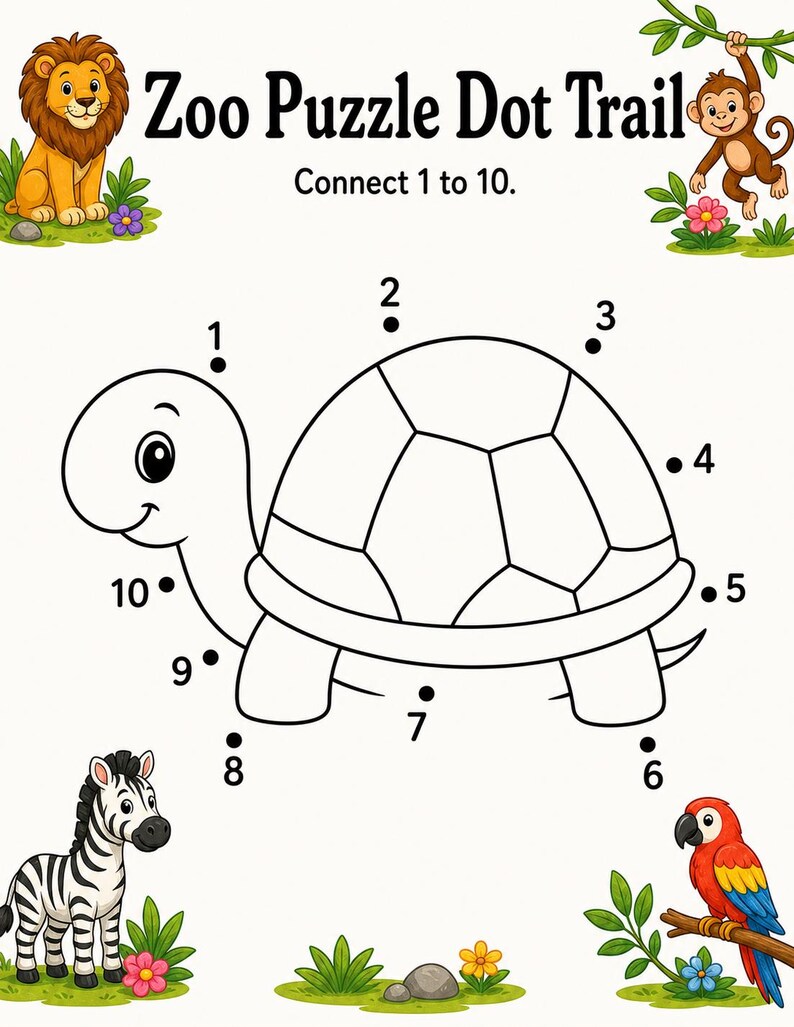 Look And Find Zoo Pages | I Spy Printable | Printable PDF | Digital Download image 5