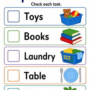 Taakkaarten voor helpers | Karweikaarten voor kinderen | Afdrukbare pdf | Digitale download afbeelding 6