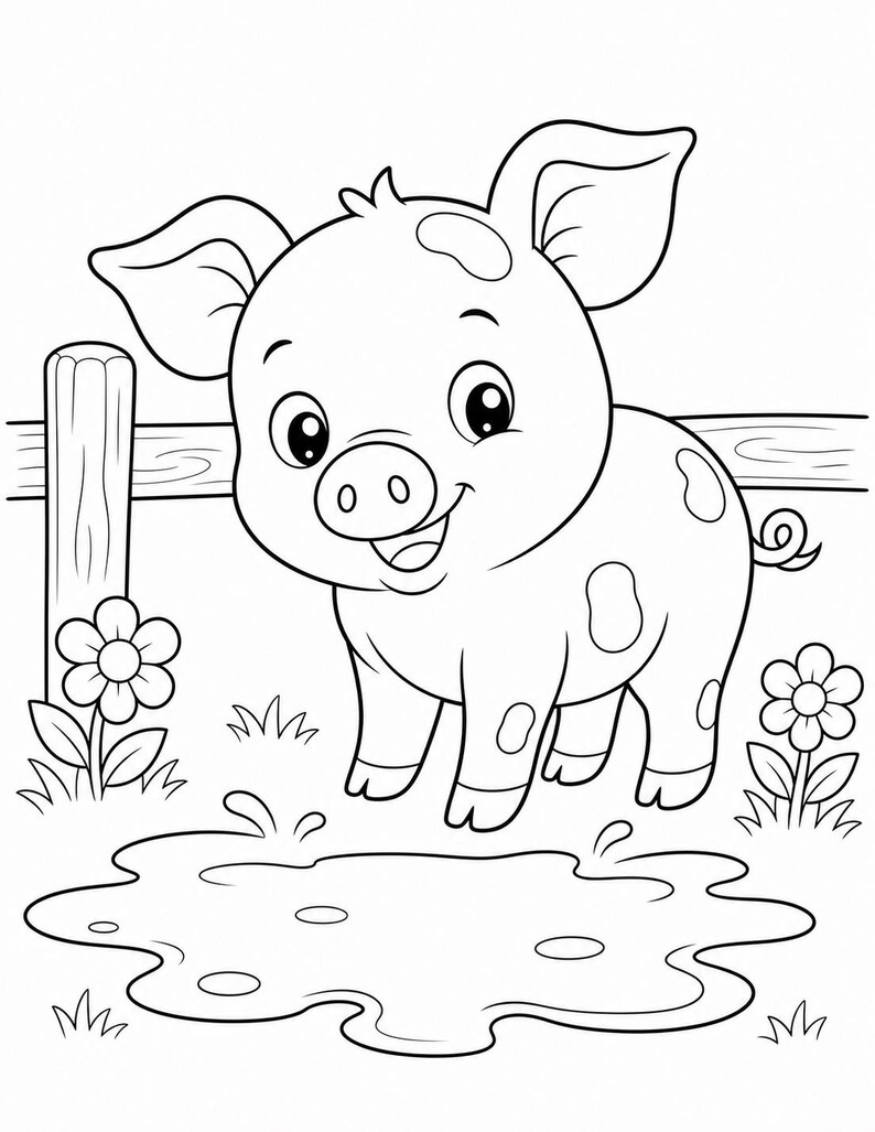 Bauernhof Freunde | Tiere vom Bauernhof | Druckbare PDF | Digitaler Download Bild 4