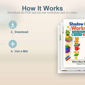 Shadow Match Workshop | Shadow Matching Worksheets | Printable PDF | Digital Download image 8