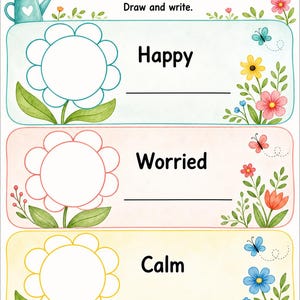 Giardino del Controllo delle Emozioni / Controllo delle Emozioni / PDF stampabile / Download digitale immagine 6