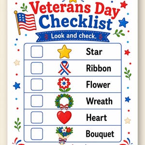Thank You Star Activity Pages | Veterans Day Activity Sheets | Printable PDF | Digital Download image 9
