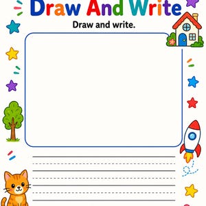 Doodle Story Starters | Drawing Prompts for Kids | Printable PDF | Digital Download image 5