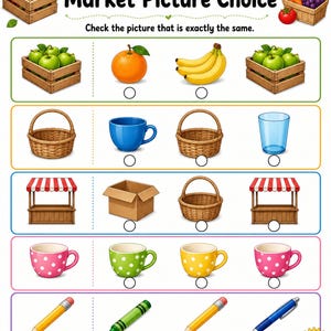 Classify And Sort Market | Classification Worksheets | Printable PDF | Digital Download image 3