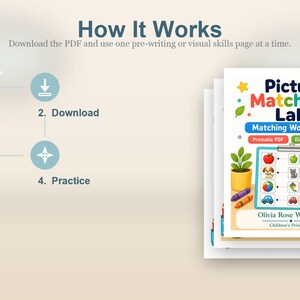 Picture Matching Lab | Matching Worksheets | Printable PDF | Digital Download image 8