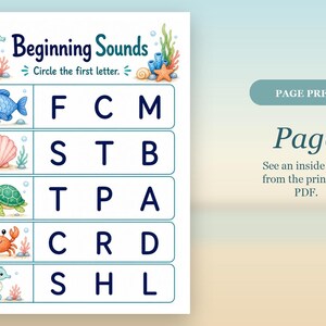 Seahorse Letter Trails | Letter Tracing Worksheets | Printable PDF | Digital Download image 9