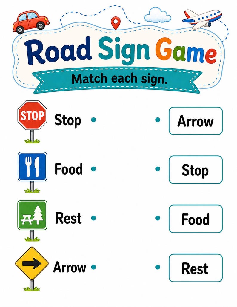 Travel Games Mini Book | Travel Games for Kids | Printable PDF | Digital Download image 5