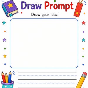 Creative Book Report Pages | Book Report Template | Printable PDF | Digital Download image 3
