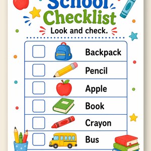 School Day Activity Pages | Back to School Activity Sheets | Printable PDF | Digital Download image 9
