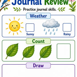 Little Nature Journal | Nature Journal for Kids | Printable PDF | Digital Download image 7