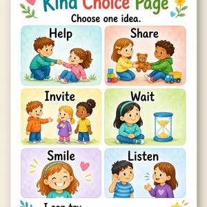 Kind Words Garden | Kindness Worksheets for Kids | Printable PDF | Digital Download image 9