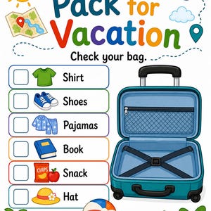 Vacation Explorer Pages | Vacation Activity Pages | Printable PDF | Digital Download image 4