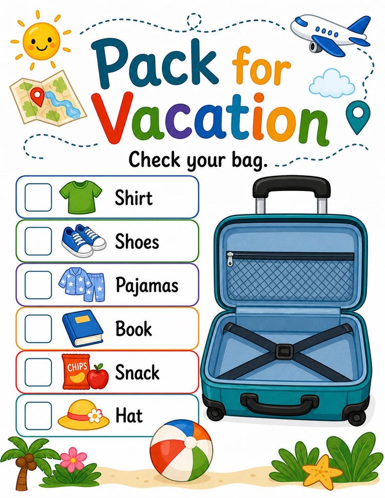 Vacation Explorer Pages | Vacation Activity Pages | Printable PDF | Digital Download image 4