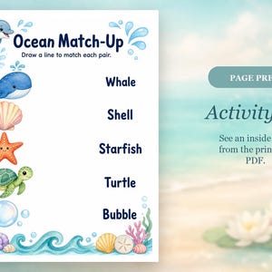 Dolphin Puzzle Splash | Kids Activity Sheets | Printable PDF | Digital Download image 6