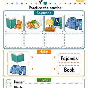 Evening Ready Path | Evening Routine Chart | Printable PDF | Digital Download image 7