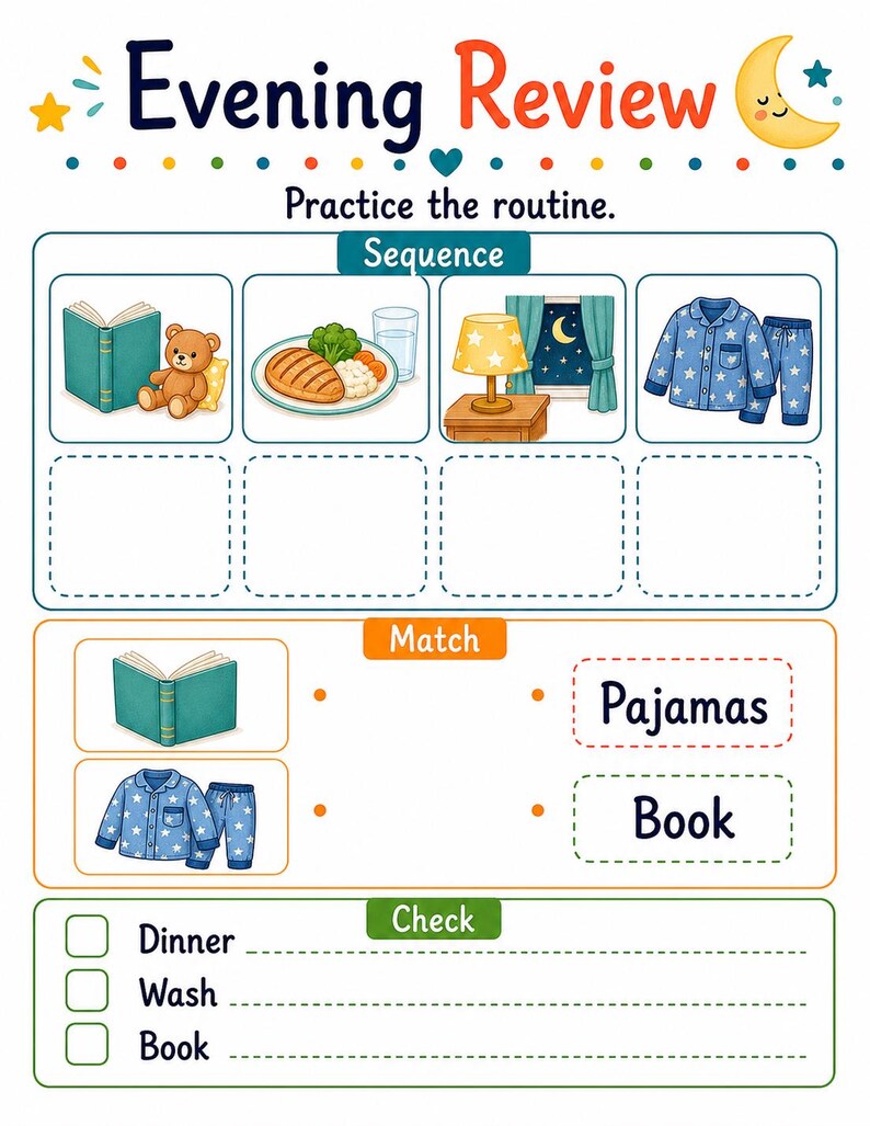 Evening Ready Path | Evening Routine Chart | Printable PDF | Digital Download image 7
