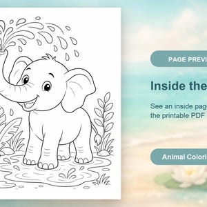 Safari Friends Coloring Pages | Animal Coloring Pages | Printable PDF | Digital Download image 10