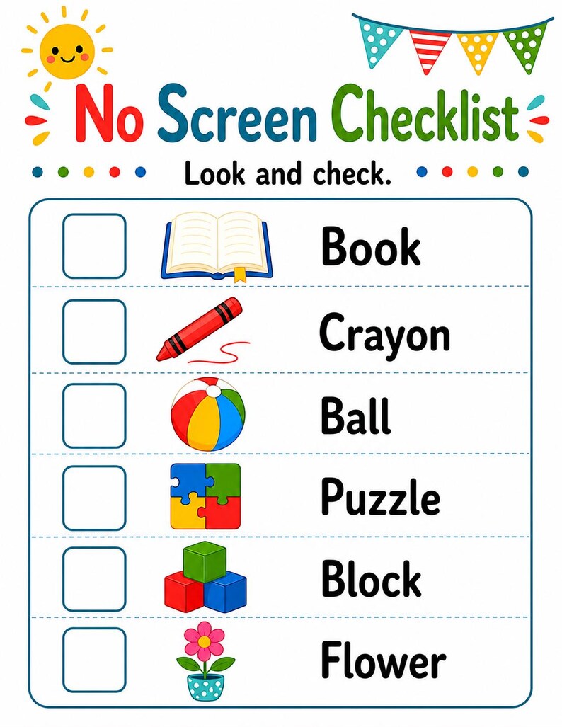 No Screen Summer Fun Pages | No Screen Summer Activities | Printable PDF | Digital Download image 4