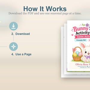 Bunny Frühlingsaktivitätsseiten | Ostern Aktivität Blätter | Druckbare PDF | Digitaler Download Bild 8