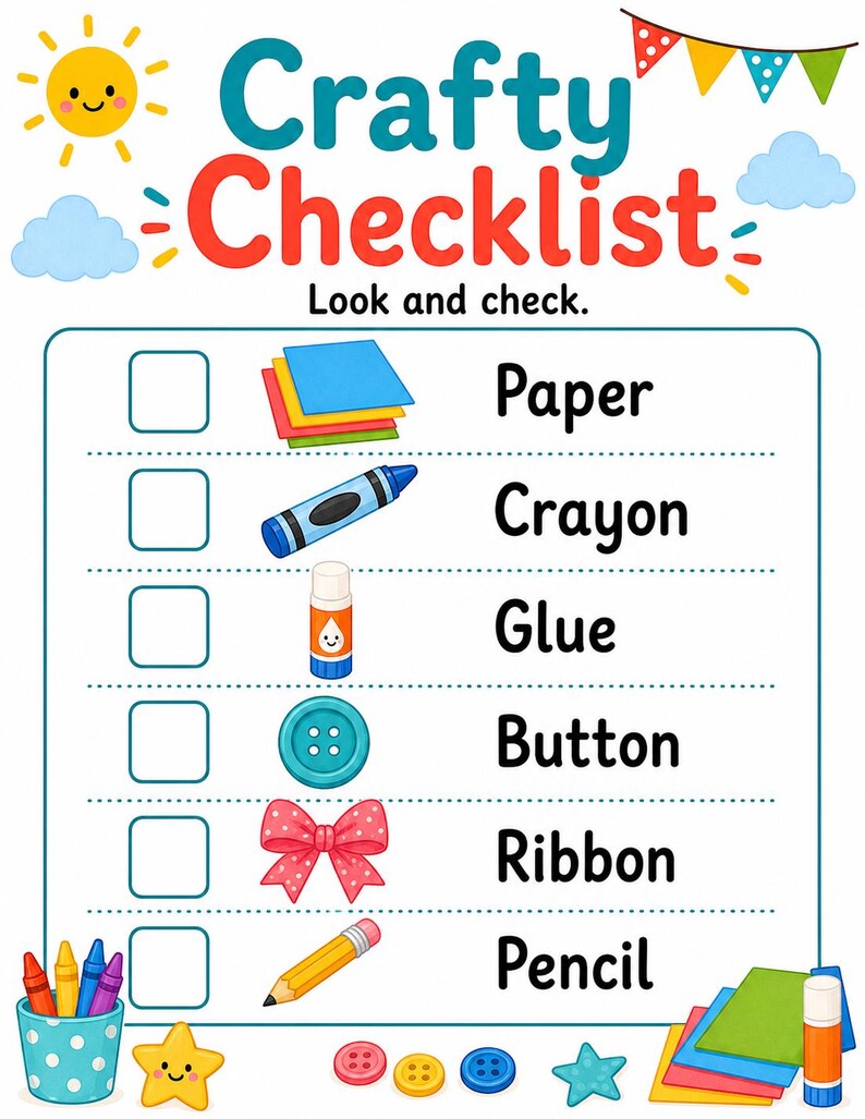 Crafty Sunshine Seiten | Crafty Nachmittag Aktivität Seiten | Druckbare PDF | Digitaler Download Bild 4