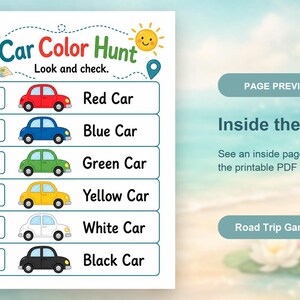 Backseat Bingo Quest | Road Trip Games for Kids | Printable PDF | Digital Download image 10